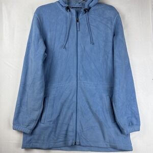 Polartec Aircore 200 Fleece Jacket Men's Medium Blue Full Zip Performance Japan